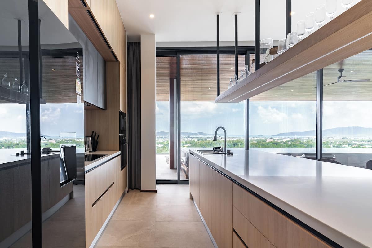 Villa | Cocina privada | Tetera eléctrica y tostadora