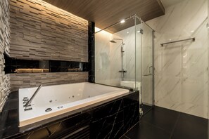 Villa, 2 Bedrooms, Patio | Bathroom | Free toiletries, hair dryer, towels, soap