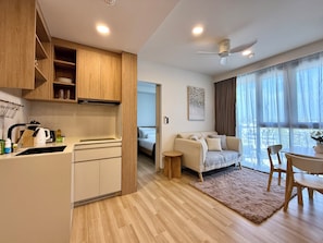 Superior Apartment | 1 bedroom, free WiFi, bed sheets - Skypark by Villacarte (Laguna)