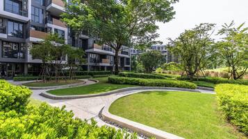 Uitzicht vanuit accommodatie