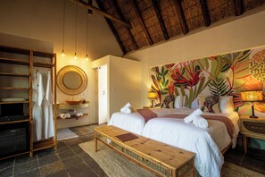 Twin Room, Garden View | Desk, laptop workspace, free WiFi - ETNIKA MANOR HOUSE (Hoedspruit)