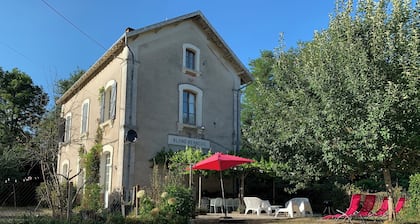 Former French railway station with private swimming pool and WIFI