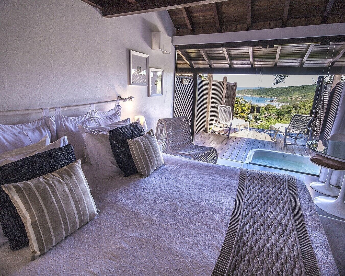 奢华平房, 海景 | 1 多间卧室、客房内保险箱、遮光窗帘、免费 WiFi