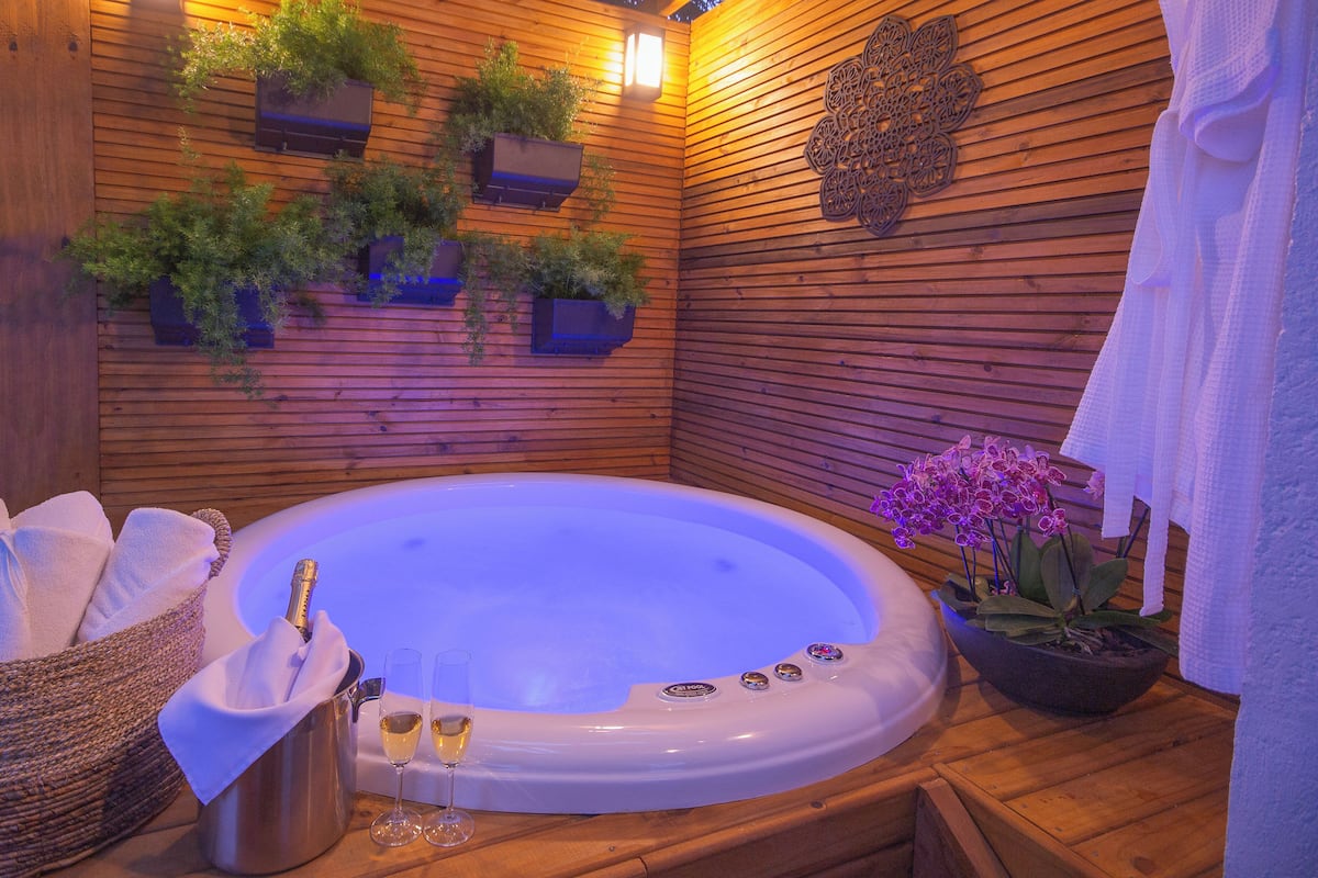 Luxury Chalet, Sea View | Terrace/patio