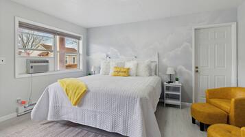 1 habitación y ropa de cama