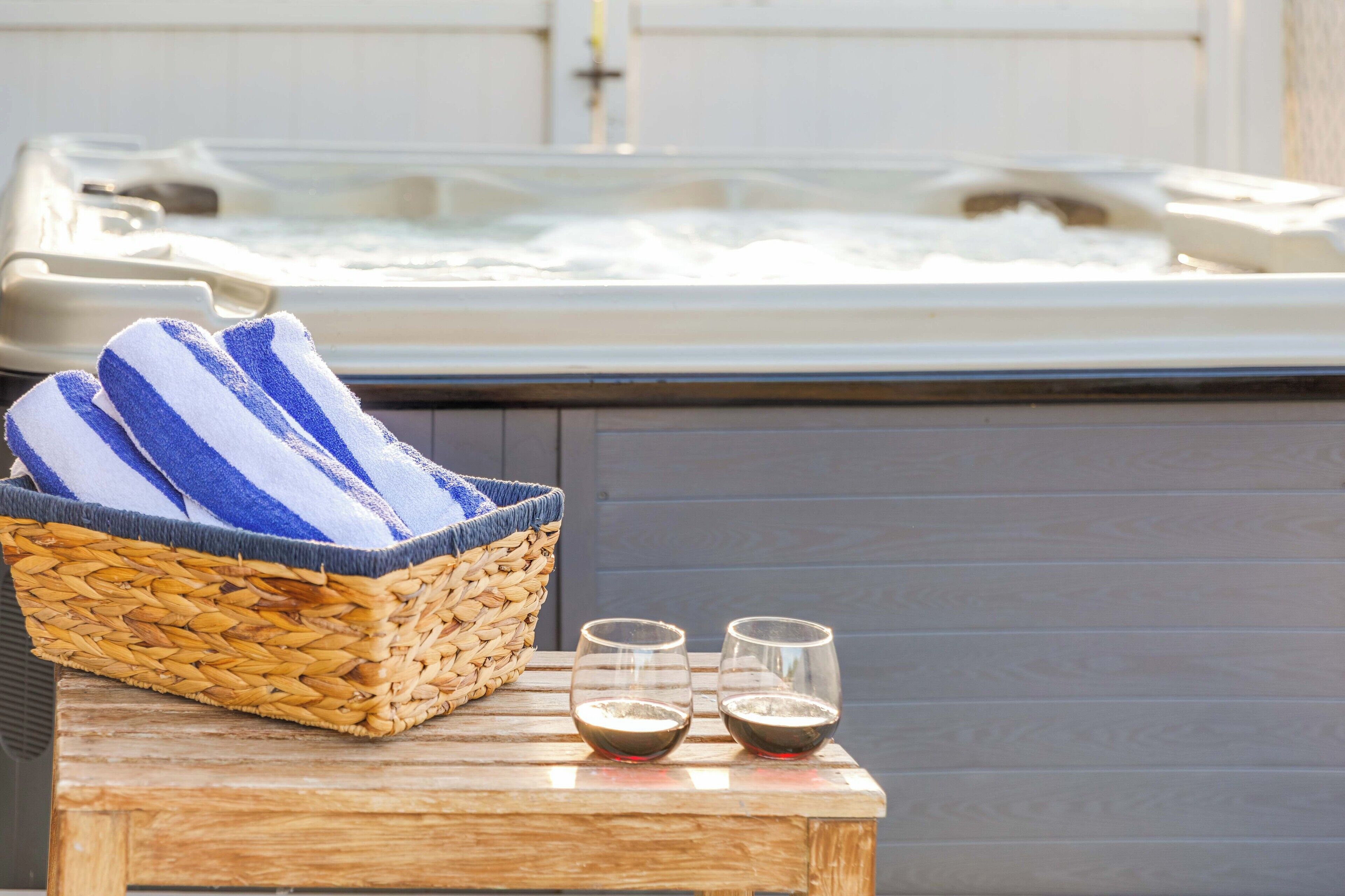 Bain à remous extérieur