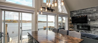 Fish and relax in a new Waterfront four-season cottage 1 hour east of Whitby!