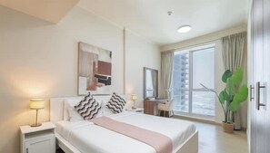 Luxury Apartment, Balcony, Marina View | 2 bedrooms, free WiFi - Vogue | Torch Tower near Dubai Marina Mall | JBR (Dubai)