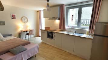 1 chambre, fer et planche à repasser, Wi-Fi, draps fournis