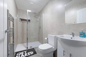 Shower, hair dryer