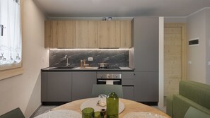 Oven, stovetop, dishwasher, toaster