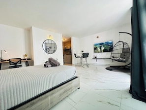 1 chambre, fer et planche à repasser, Wi-Fi gratuit, draps fournis
