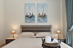 1 dormitorio, tabla de planchar con plancha, Internet y ropa de cama