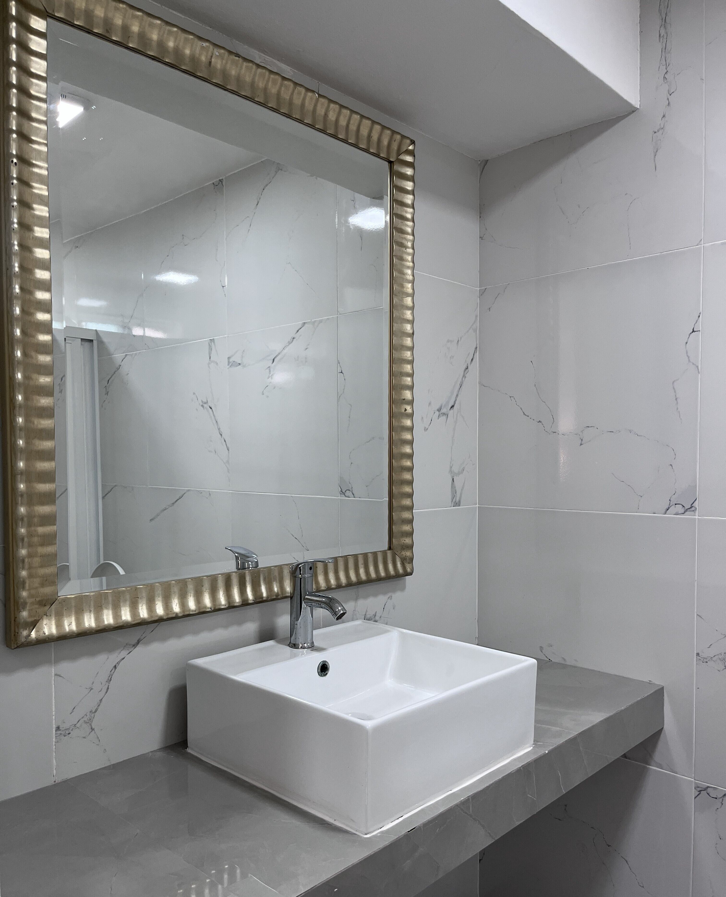 Dusche, Handtücher, Seife, Shampoo