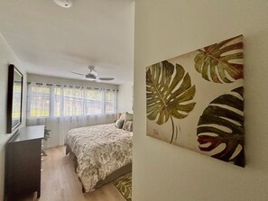 2 slaapkamers, een strijkplank/strijkijzer, gratis wifi, beddengoed