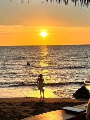 Sun loungers, beach towels
