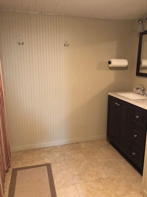 Hair dryer, towels