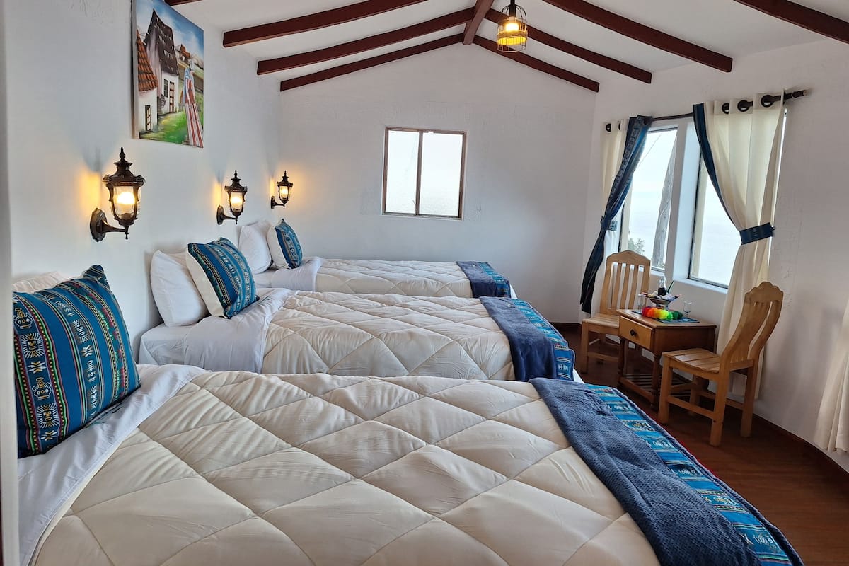 Standard-Dreibettzimmer, Seeblick