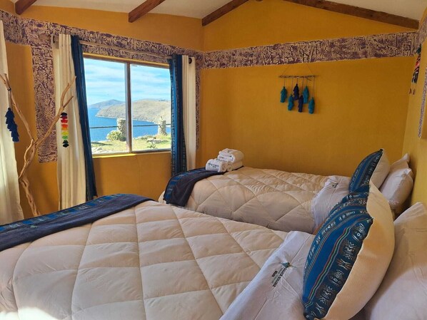 Standard-Doppel- oder -Zweibettzimmer, Seeblick | Kostenloses WLAN