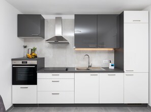 Apartment (Three Bedroom Apartment Kurte with Ga) | Private kitchen | Fridge