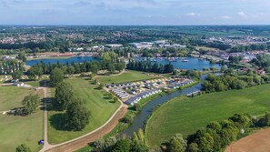 Aerial view - Nature's Nook - Billing Aquadrome (Northampton)