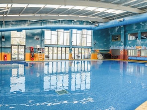 Indoor pool, outdoor pool