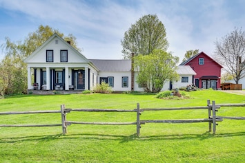 Irasburg Vacation Rental | 6BR | 3BA | 2 Steps Required | 3,100 Sq Ft