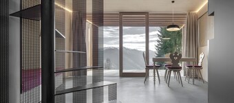 Chalet 'Obomilla Außeregge' met uitzicht op de bergen, gedeelde tuin en Wi-Fi