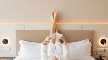 In-room safe, desk, laptop workspace, soundproofing