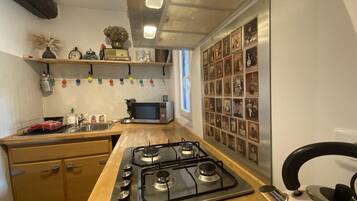 Fridge, microwave, dishwasher, highchair