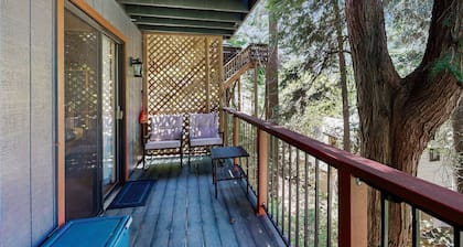 Dog-friendly cabin with two decks, fireplace, & gas grill - quiet location