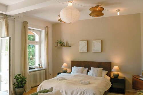 Karlsaue - Big-Size Bed garden apartment