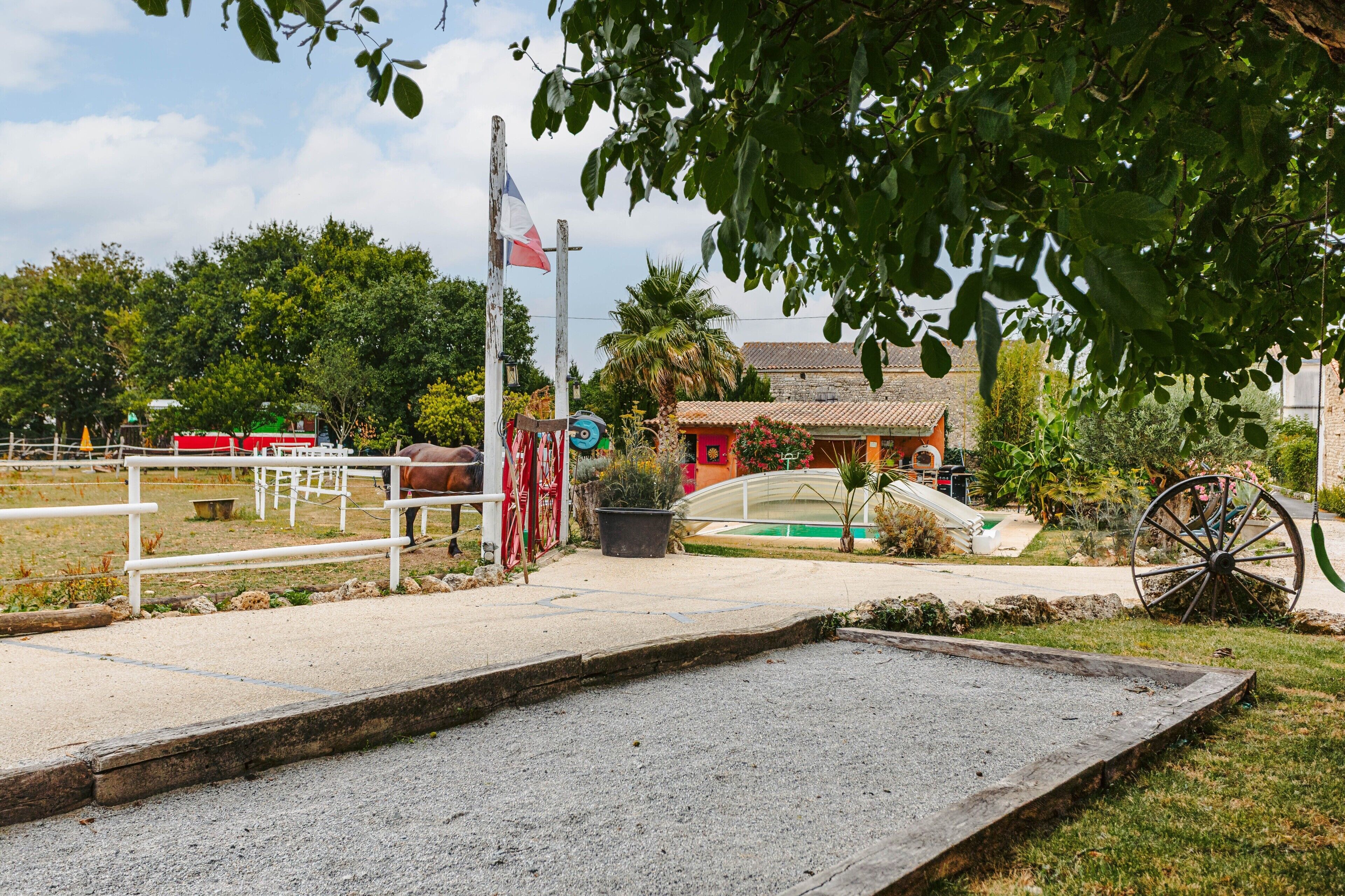 Enceinte de l’hébergement