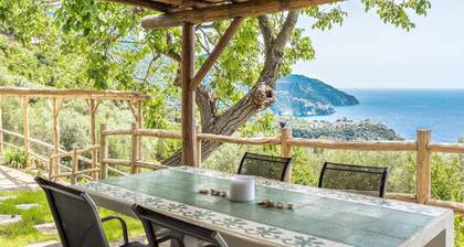 Sound of Silence is a newly renovated cottage with a splendid sea view garden that will make your holiday relaxing and of the highest quality.The private parking, the equipped and finely maintained outdoor space frame a view that allows you to see Cornig