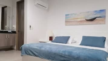 2 chambres, bureau, Wi-Fi, draps fournis