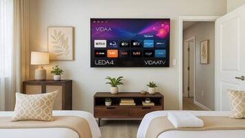 2 chambres, fer et planche à repasser, Wi-Fi, draps fournis