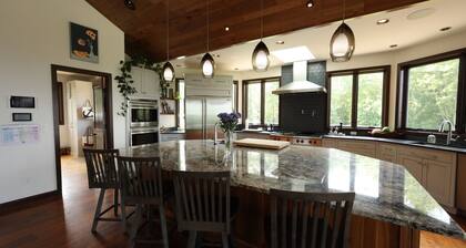 Spacious modern mountain style home with beautiful western views in Corning, NY