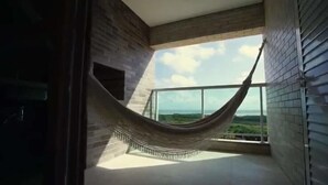 A hammock in a room with a view of the landscape. - SaltBeach - Salinas Park Resort (Salinópolis)