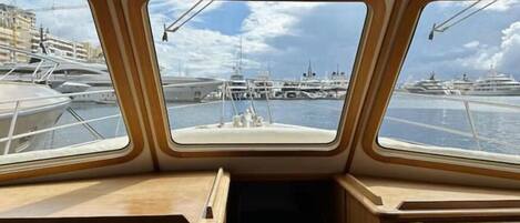 Blick von der Unterkunft