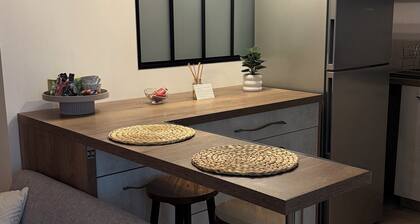 Furnished 2-room apartment downtown