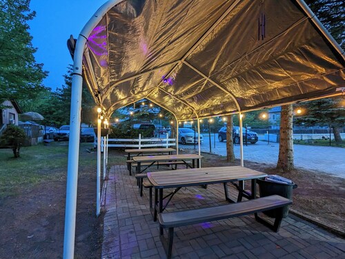 Modern Tiny Wood Cottage #2 Camping style Cottages 5 minutes to the beach!