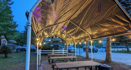 Modern Tiny Wood Cottage #2 Camping style Cottages 5 minutes to the beach!