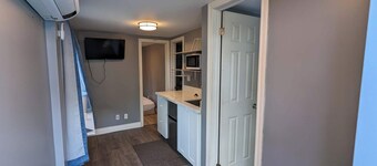 Modern Tiny Wood Cottage #2 Camping style Cottages 5 minutes to the beach!