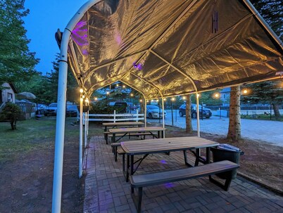 Modern Tiny Wood Cottage #3 Camping style Cottages 5 minutes to the beach!