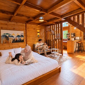 2 bedrooms, WiFi (free) - Miarzafa cabin house (Kejajar)