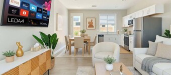 Relaxing 2BD | 3Bed | 70" Smart TV | Free Parking