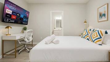 2 dormitorios, tabla de planchar con plancha, wifi y ropa de cama