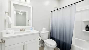 Shower, hair dryer