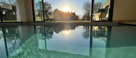 Piscine couverte, piscine chauffée