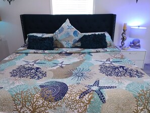 3 soverom, strykejern/-brett, reiseseng for barn og wi-fi (inkludert)